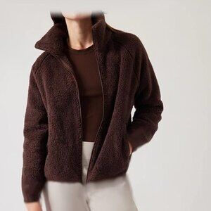 Athleta Jacket Full zip pockets Size Small Lightweight